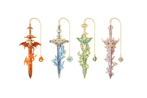 4pc Fantasy Bookmarks